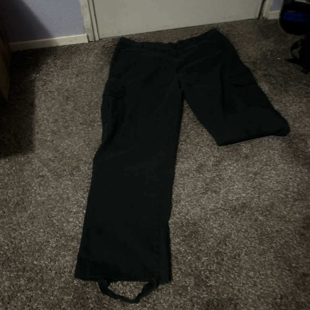 Black Cargo Pants 38x32